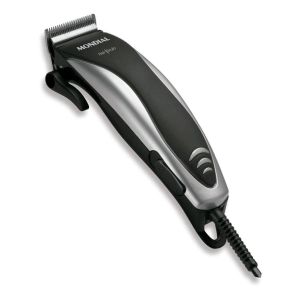 Máquina de Cortar Cabelo Hair Stylo Prata/Preta com 4 Pentes | Mondial 1