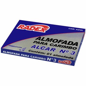 Almofada Azul P/ Carimbo N° 3 | Radex 1