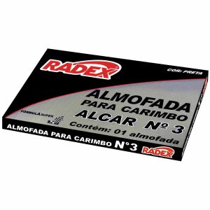 Almofada Preta P/ Carimbo N° 3 | Radex 1