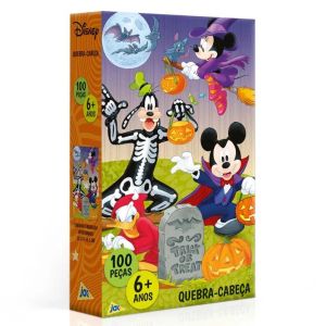 Quebra Cabeça 100 Peças Disney no Halloween | Toyster 1